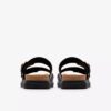 Sandalias planas de cuero negro Arwell Step para mujer Sandalias planas de cuero negro Arwell Step para mujer