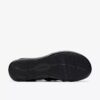 Sandalias planas de cuero negro Kitly Ave para mujer Sandalias planas de cuero negro Kitly Ave para mujer