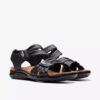 Sandalias planas de cuero negro Kitly Ave para mujer Sandalias planas de cuero negro Kitly Ave para mujer