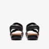 Sandalias planas de cuero negro Kitly Ave para mujer Sandalias planas de cuero negro Kitly Ave para mujer