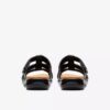 Sandalias planas de cuero negro Kitly Slide para mujer Sandalias planas de cuero negro Kitly Slide para mujer