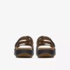 Sandalias planas de cuero negro Maelynn Abby para mujer Sandalias planas de cuero negro Maelynn Abby para mujer