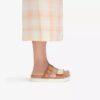 Sandalias planas de mujer Arwell Step de piel color tostado Sandalias planas de mujer Arwell Step de piel color tostado