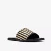 Sandalias planas de mujer Erisia Strap2, color negro Sandalias planas de mujer Erisia Strap2, color negro