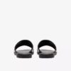Sandalias planas de mujer Erisia Strap2, color negro Sandalias planas de mujer Erisia Strap2, color negro