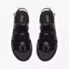 Sandalias planas de mujer Orinoco3 Strap, de piel negra Sandalias planas de mujer Orinoco3 Strap, de piel negra