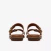 Sandalias planas de piel color tostado Ariany Bay para mujer Sandalias planas de piel color tostado Ariany Bay para mujer