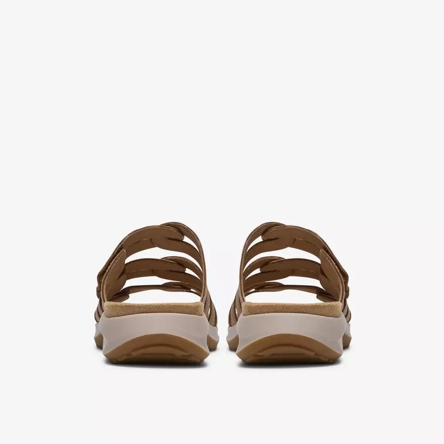 Sandalias planas de piel color tostado Maelynn Abby para mujer Sandalias planas de piel color tostado Maelynn Abby para mujer