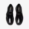 Torhill Bee Wallabee de charol negro para mujer