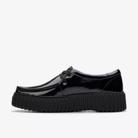 Torhill Bee Wallabee de charol negro para mujer Torhill Bee Wallabee de charol negro para mujer