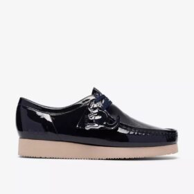 Wallabee 2604 para hombre: Wallabees de charol azul marino