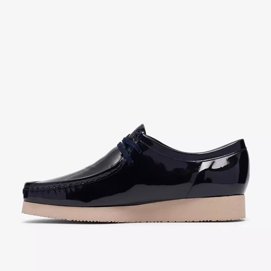 Wallabee 2604 para hombre: Wallabees de charol azul marino Wallabee 2604 para hombre: Wallabees de charol azul marino