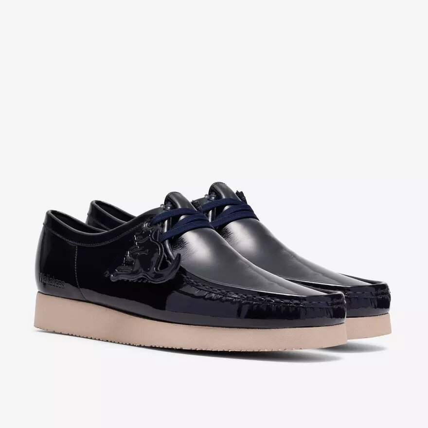 Wallabee 2604 para hombre: Wallabees de charol azul marino Wallabee 2604 para hombre: Wallabees de charol azul marino