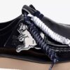 Wallabee 2604 para hombre: Wallabees de charol azul marino Wallabee 2604 para hombre: Wallabees de charol azul marino