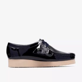 Wallabee 2604 para mujer: Wallabees de charol azul marino