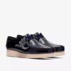 Wallabee 2604 para mujer: Wallabees de charol azul marino