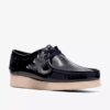 Wallabee 2604 para mujer: Wallabees de charol azul marino