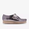Wallabee 2604 para mujer: Wallabees de charol plateado Wallabee 2604 para mujer: Wallabees de charol plateado