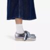 Wallabee 2604 para mujer: Wallabees de charol plateado Wallabee 2604 para mujer: Wallabees de charol plateado