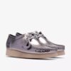 Wallabee 2604 para mujer: Wallabees de charol plateado Wallabee 2604 para mujer: Wallabees de charol plateado