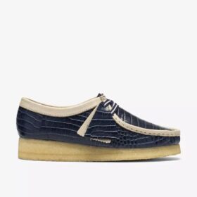 Wallabee azul para mujer