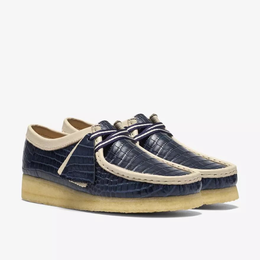 Wallabee azul para mujer Wallabee azul para mujer