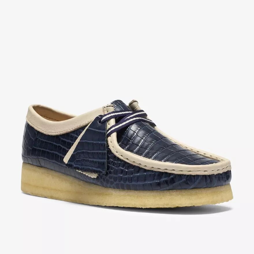 Wallabee azul para mujer Wallabee azul para mujer