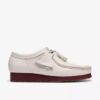 Wallabee de cuero blanco para hombre Wallabee de cuero blanco para hombre