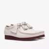 Wallabee de cuero blanco para hombre Wallabee de cuero blanco para hombre