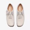 Wallabee de cuero blanco para hombre Wallabee de cuero blanco para hombre