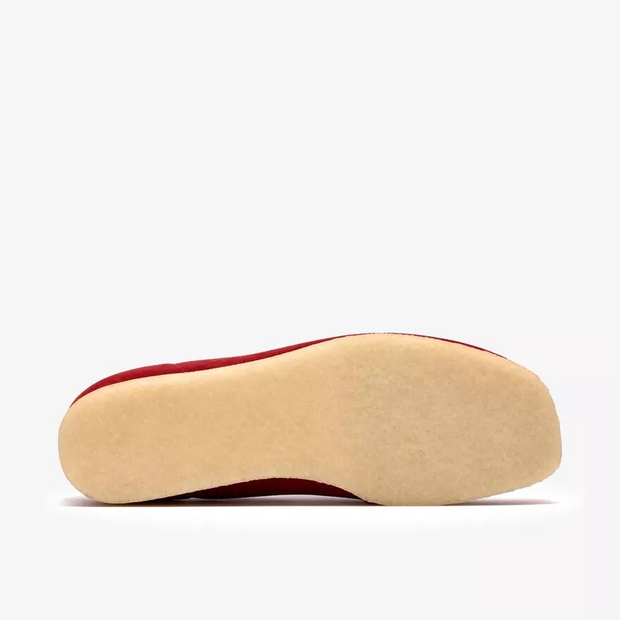 Wallabee de hombre en ante rojo intenso Wallabee de hombre en ante rojo intenso