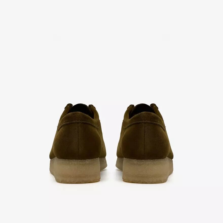 Wallabee de mujer en ante verde oliva Wallabee de mujer en ante verde oliva