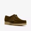 Wallabee de mujer en ante verde oliva Wallabee de mujer en ante verde oliva