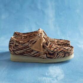 Wallabee para hombre con estampado de tigre