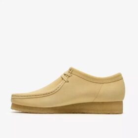 Wallabee para hombre en ante amarillo pálido
