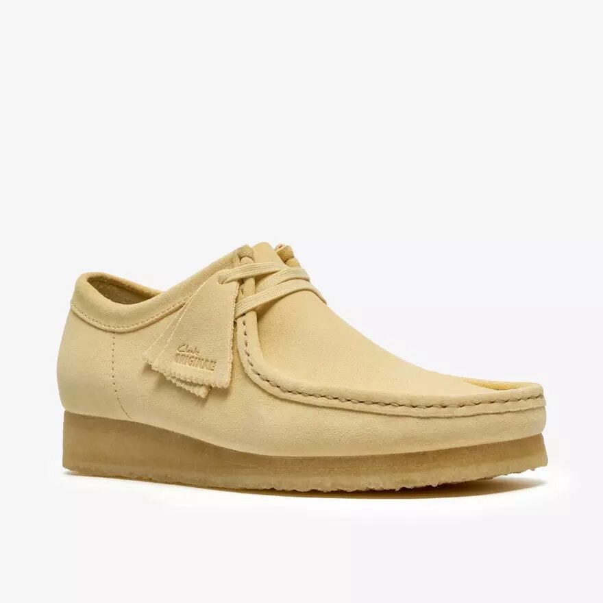 Wallabee para hombre en ante amarillo pálido Wallabee para hombre en ante amarillo pálido