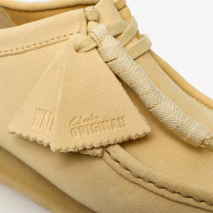 Wallabee para hombre en ante amarillo pálido Wallabee para hombre en ante amarillo pálido
