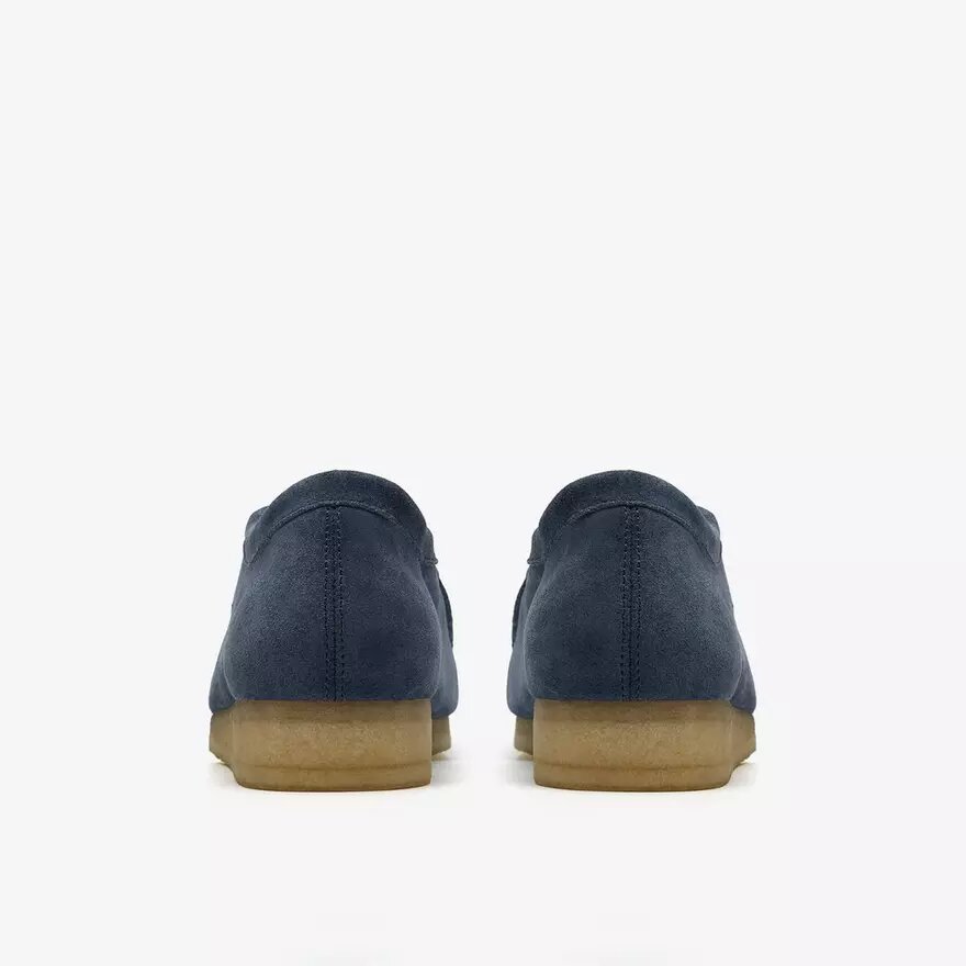 Wallabee para hombre en ante azul denim Wallabee para hombre en ante azul denim
