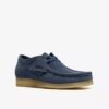 Wallabee para hombre en ante azul denim Wallabee para hombre en ante azul denim