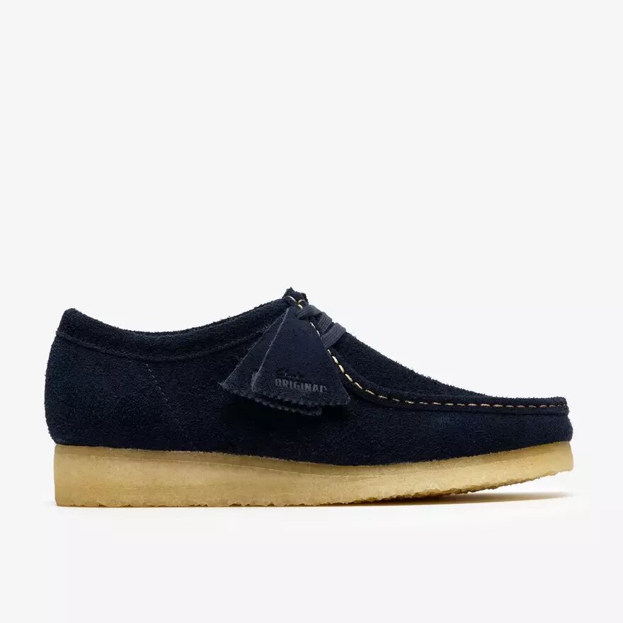 Wallabee para hombre en ante azul marino Wallabee para hombre en ante azul marino