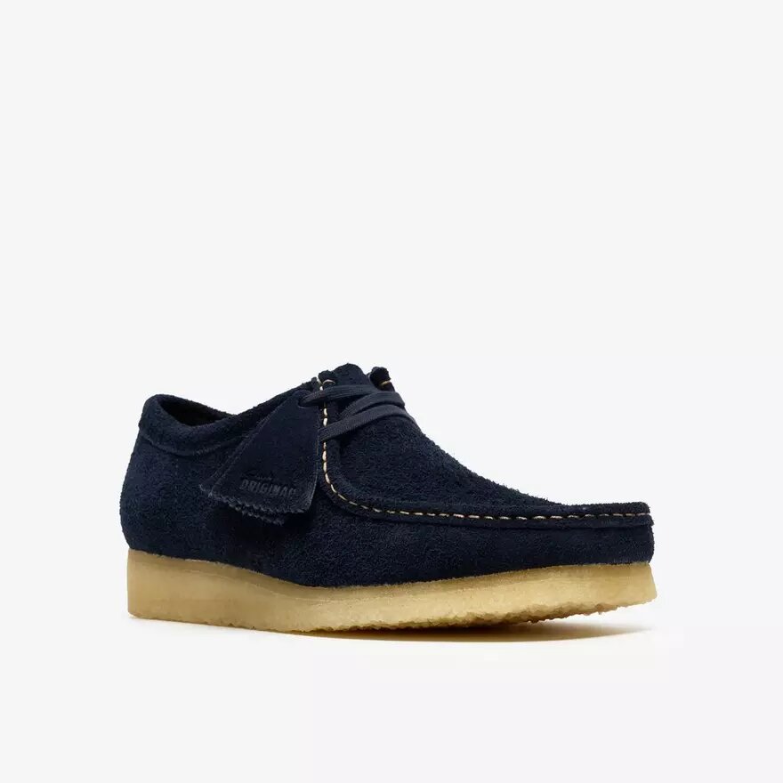 Wallabee para hombre en ante azul marino Wallabee para hombre en ante azul marino