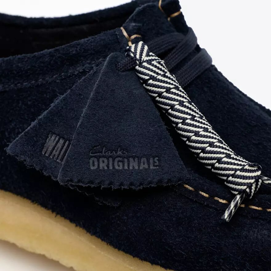 Wallabee para hombre en ante azul marino Wallabee para hombre en ante azul marino
