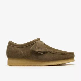 Wallabee para hombre en ante gris humo