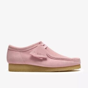 Wallabee para hombre Wallabees de ante rosa claro