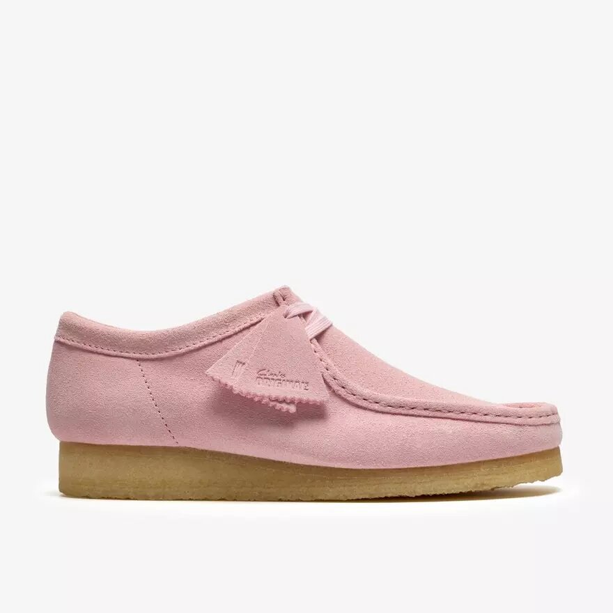 Wallabee para hombre Wallabees de ante rosa claro Wallabee para hombre Wallabees de ante rosa claro