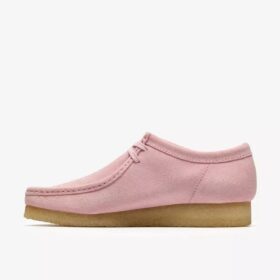 Wallabee para hombre Wallabees de ante rosa claro