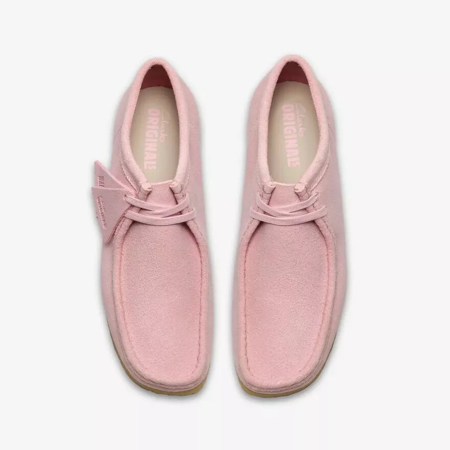 Wallabee para hombre Wallabees de ante rosa claro Wallabee para hombre Wallabees de ante rosa claro