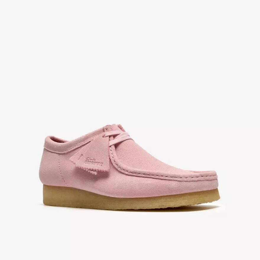 Wallabee para hombre Wallabees de ante rosa claro Wallabee para hombre Wallabees de ante rosa claro