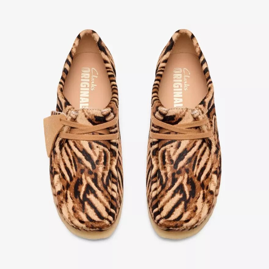 Wallabee para mujer con estampado de tigre Wallabee para mujer con estampado de tigre
