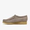 Wallabee para mujer en ante gris pálido